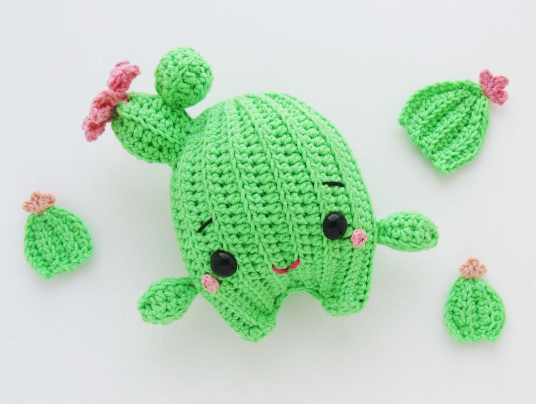 Crochet Pattern Cactus, PDF Digital Download, DIY Amigurumi Cactus pattern - 手工艺教程/工具书 - 其他材质 