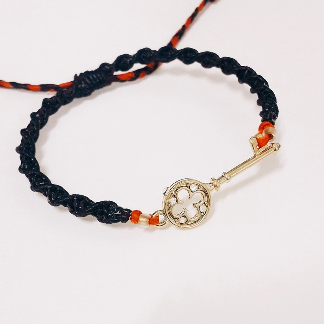 momolico 手工绳编手环 钥匙 - 手链/手环 - 其他材质 咖啡色