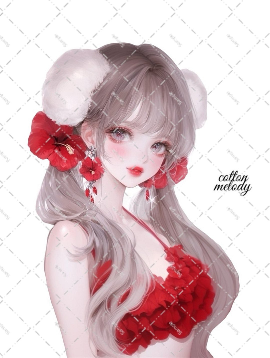 原创贴纸 No.6113 人物贴纸 原创设计贴纸 女孩贴纸 原创人物贴纸 - 贴纸 - 纸 