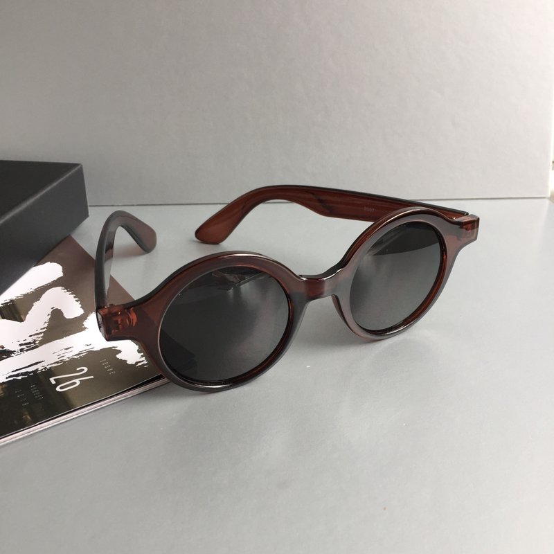 Trick Eyeglasses - 眼镜/眼镜框 - 塑料 咖啡色