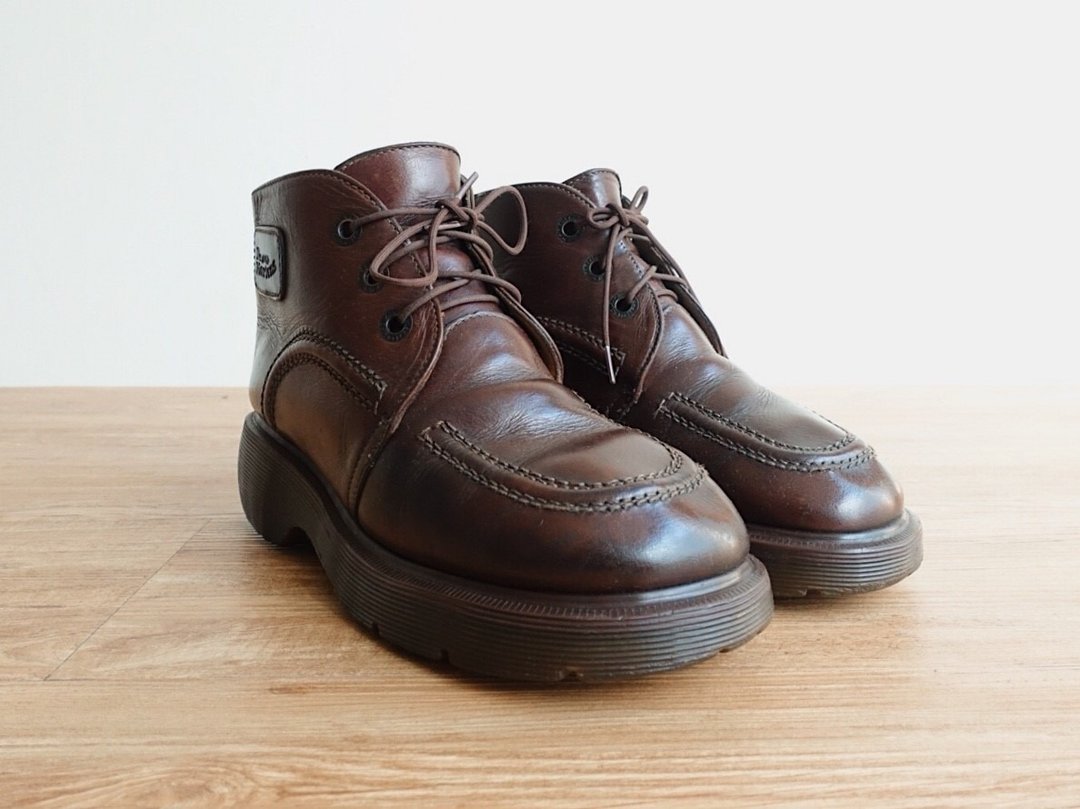 Vintage 鞋款 / Dr.Martens 马汀大夫 / 短靴 no.35 - 女款短靴 - 真皮 咖啡色