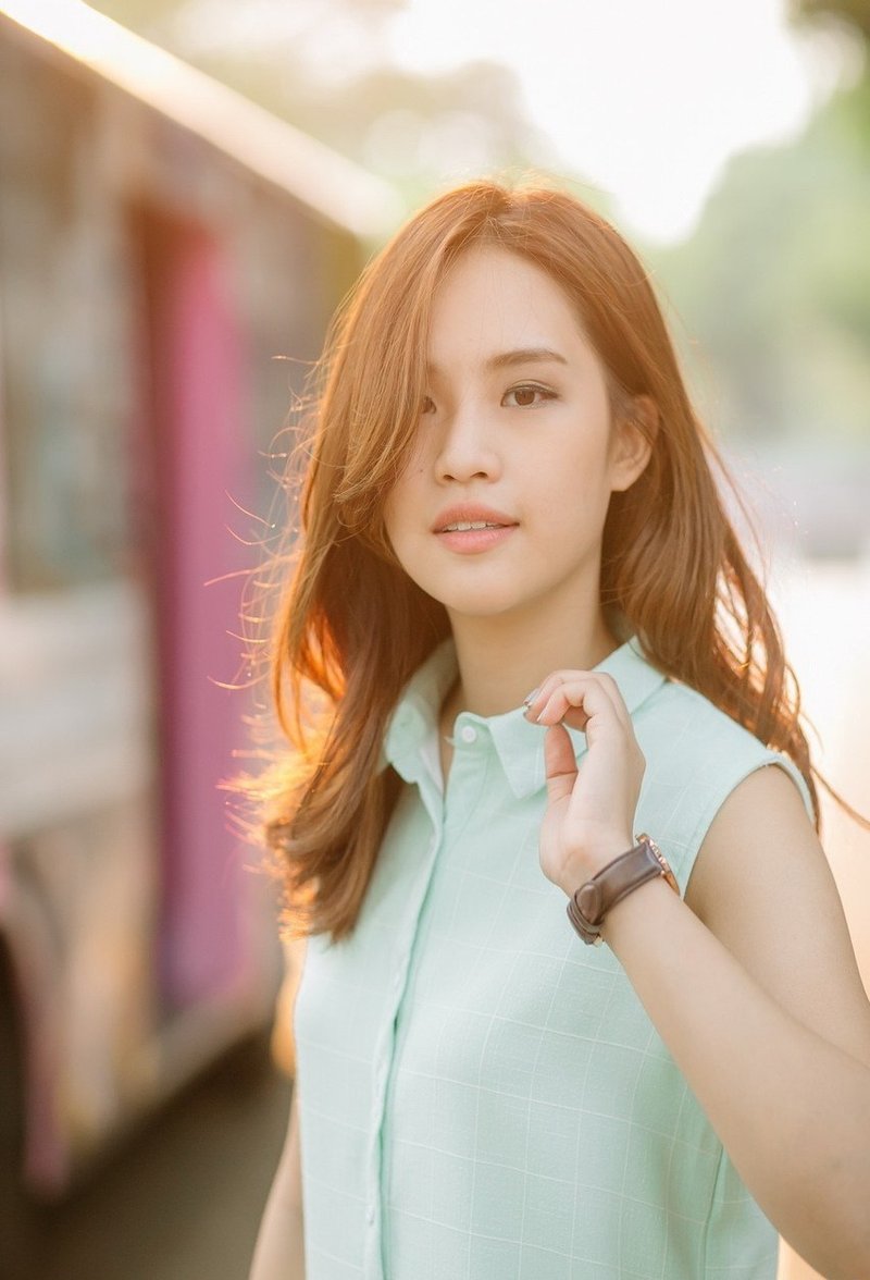 Plaid sleeveless shirt dress - 洋装/连衣裙 - 其他材质 