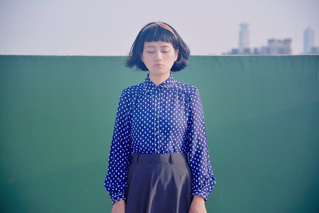 宝石蓝  |  古着衬衫 - 女装衬衫 - 其他材质 
