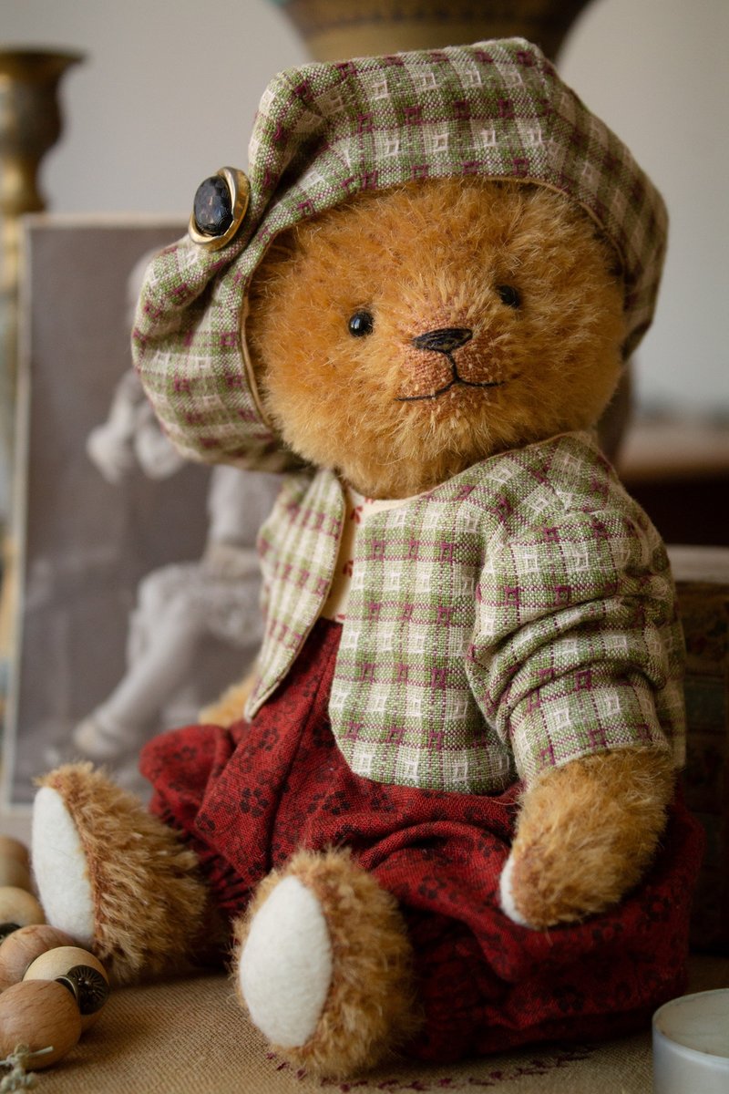 20 厘米泰迪熊夹克和贝雷帽图案 pdf 英文版 - 手工艺教程/工具书 - 其他材质 