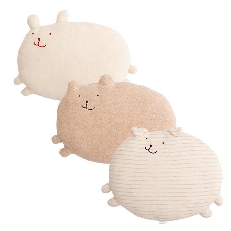 Y-1051 100%オーガニックコットン 抱っこまくら うさぎ Rabbit くま Bear いぬ Dog 日本製 - 婴儿饰品 - 棉．麻 咖啡色