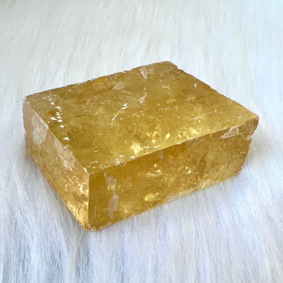 黄方解石原石 | 水晶 | 水晶原石 | 水晶摆件 - 摆饰 - 水晶 黄色