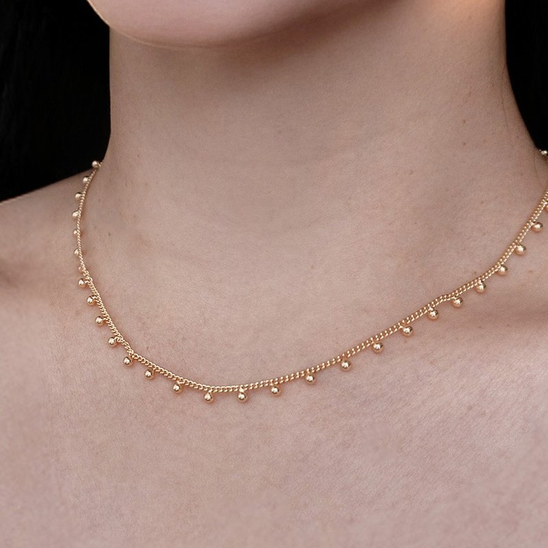 素链 | Halo Dots 光晕点点 - 项链 - 其他材质 金色