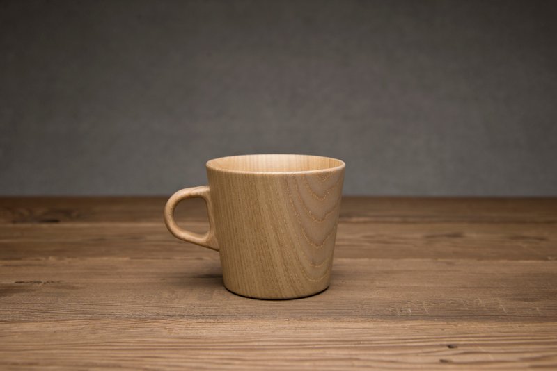 高桥工艺 手工 木头 马克杯  S  size KAMI Mug Cup  S - 咖啡杯/马克杯 - 木头 咖啡色