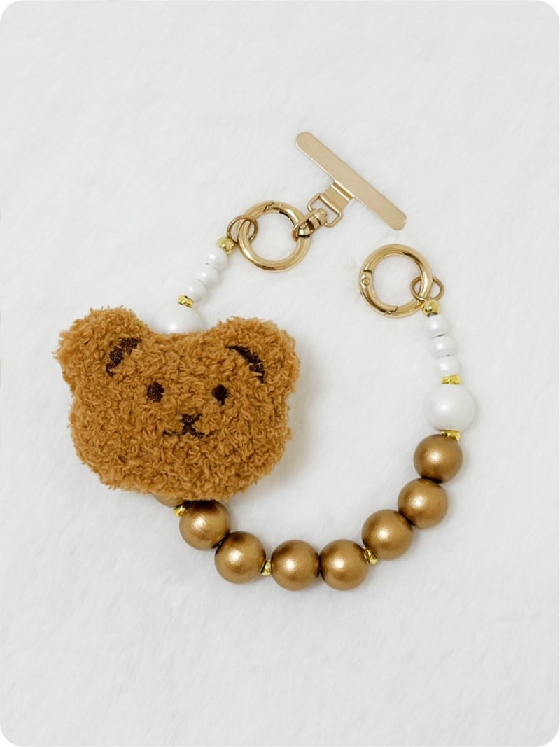 熊抱抱泡泡 长链组 - 手机配件 - 木头 