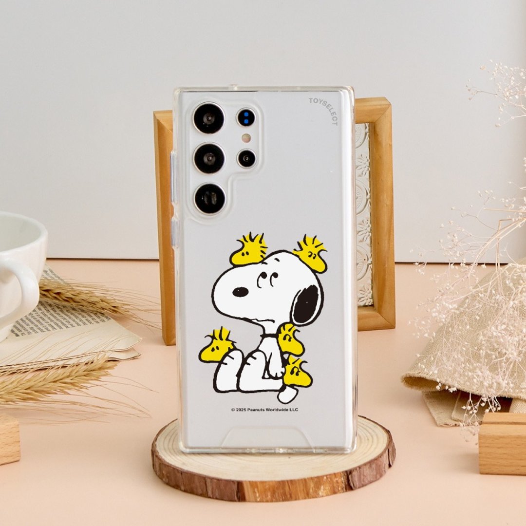 SNOOPY史努比胡士托围绕防摔透明SAMSUNG手机壳 - 手机壳/手机套 - 塑料 多色