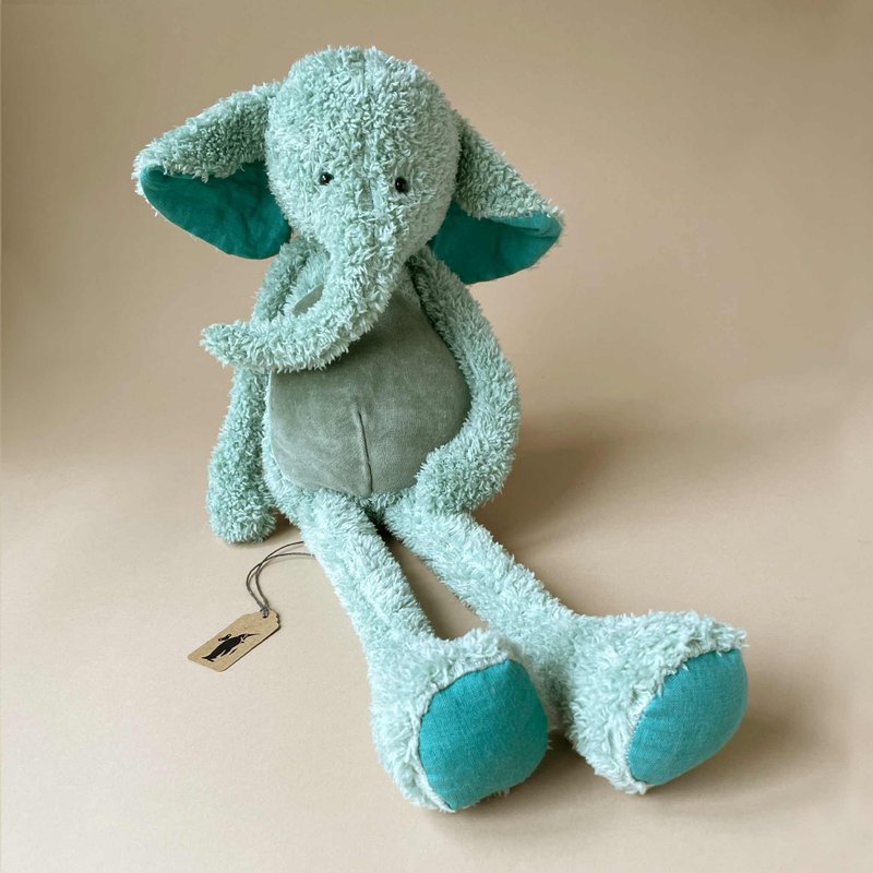 法国 Moulin Roty 童话蓝色大象玩偶 57cm - 玩具/玩偶 - 其他材质 蓝色