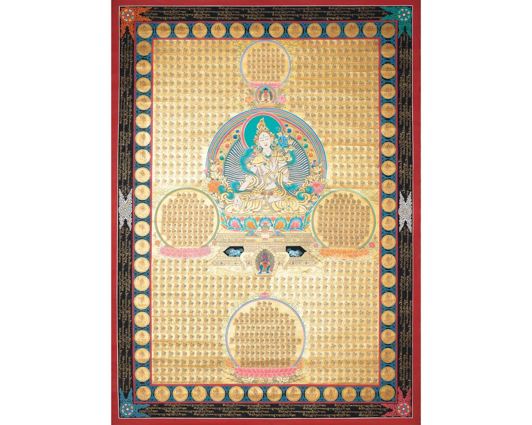 高端白度母艺术品——永恒的女性灵性 - 墙贴/壁贴 - 其他材质 多色
