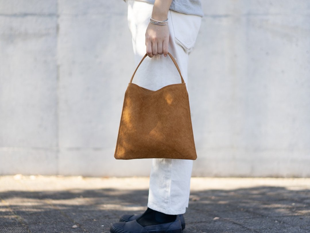 mini holiday bag camel - 手提包/手提袋 - 棉．麻 咖啡色