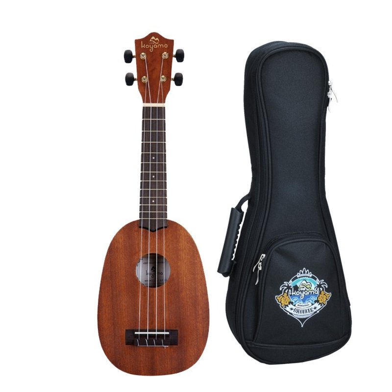 KYM-SP11 21寸乌克丽丽 凤梨型 桃花心木 大仁哥11系列 Mahogany Soprano Pineapple Ukulele - 吉他/乐器 - 木头 咖啡色