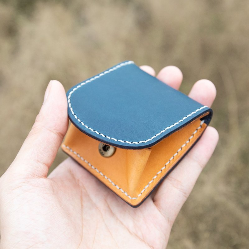 【定制化礼物】【方形零钱包/散纸包/马蹄包】MISTER手作材料包 - 皮件 - 真皮 多色