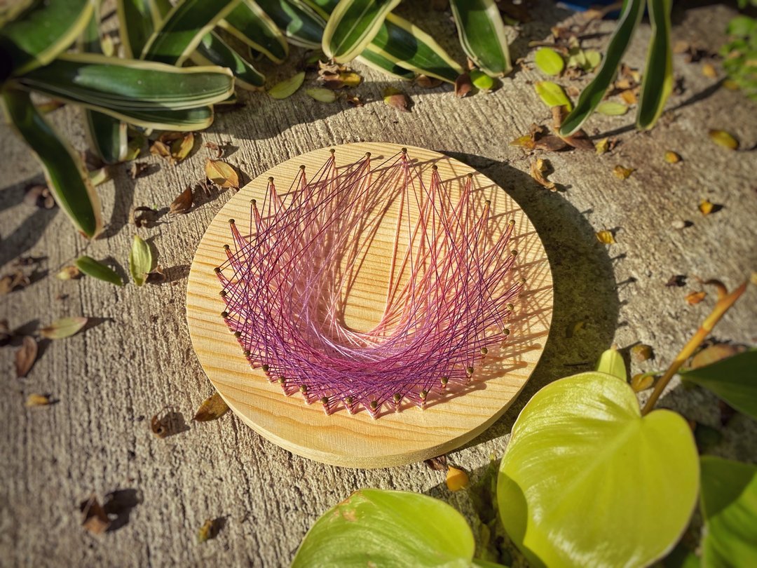 Stringart  艺术作品 -我本存在 - 摆饰 - 其他材质 多色