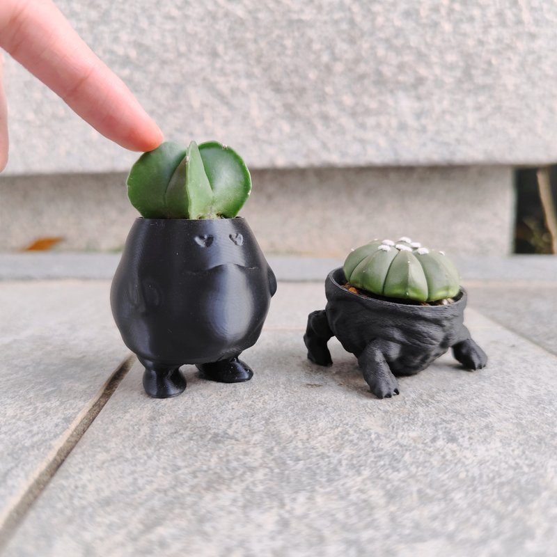 【迷你盆器】植物盆器 新手专属 3d盆器 块根盆 多肉盆 - 植栽/盆栽 - 塑料 
