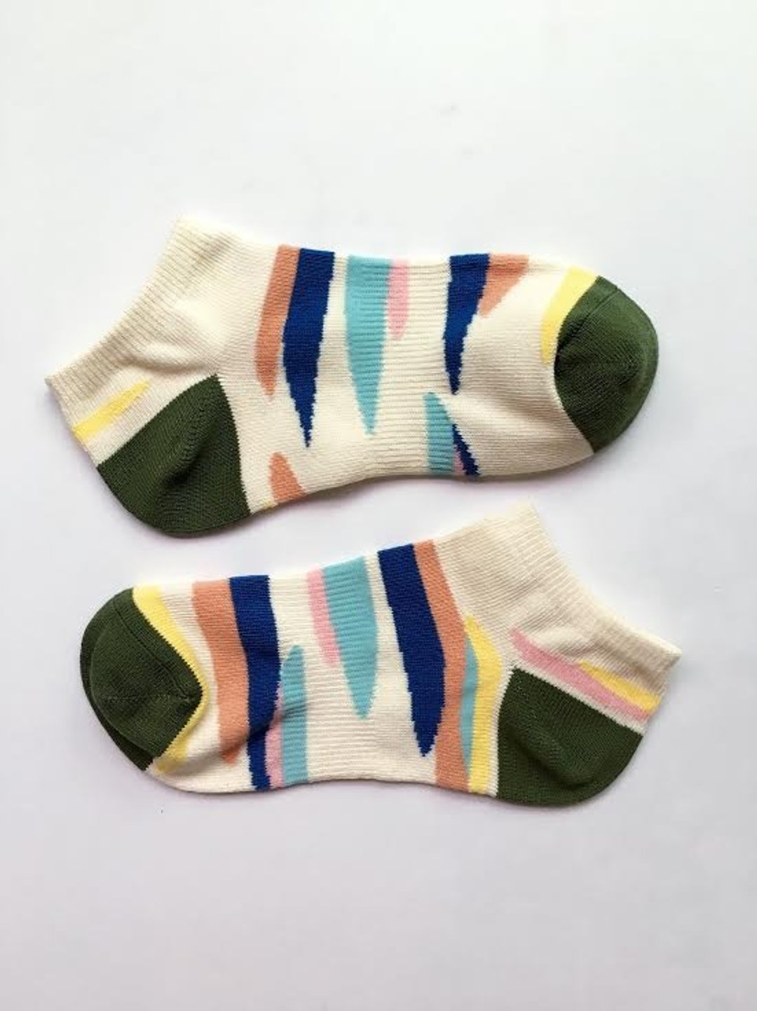 GillianSun Socks Collection【NEW 船型袜】B1606WT - 袜子 - 棉 绿色
