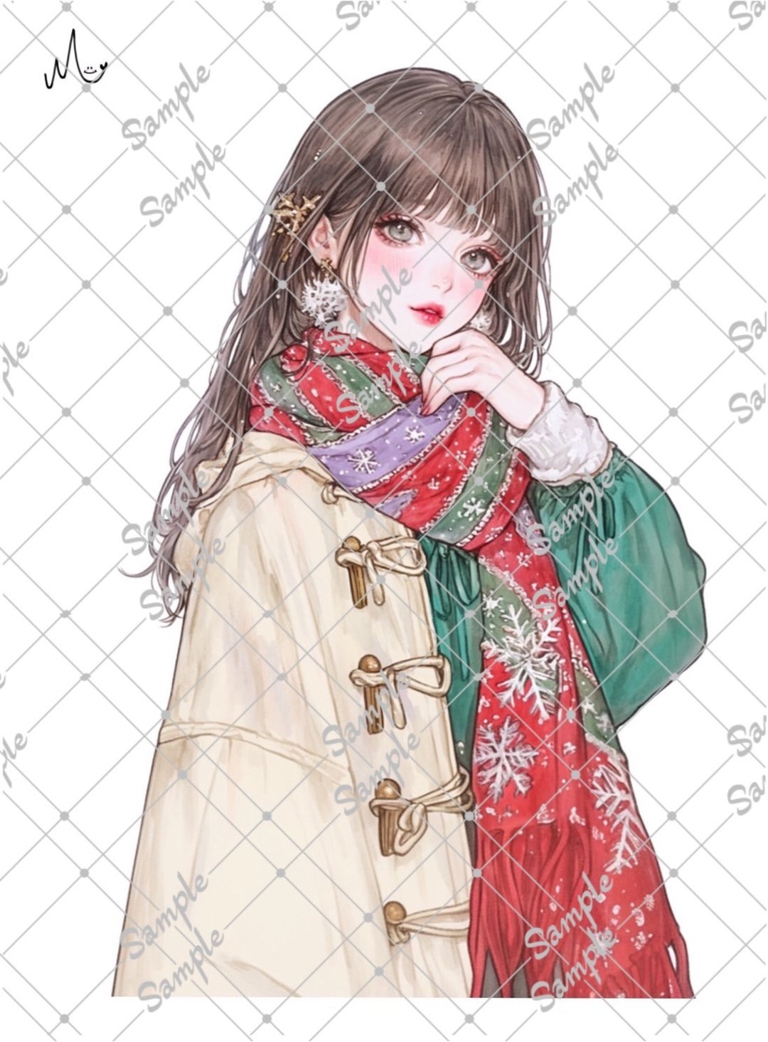 原创人物贴纸 12月新品 - 贴纸 - 纸 
