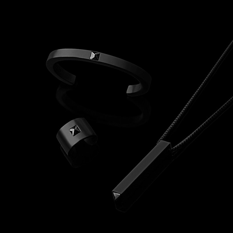 淬与敛－黑淬系列 - 项链 - 其他金属 黑色