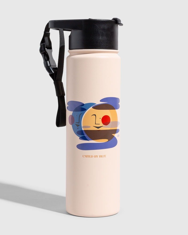 United by Blue 707-279 不锈钢保温瓶 22oz / 288-月亮-奶油色 - 保温瓶/保温杯 - 不锈钢 多色