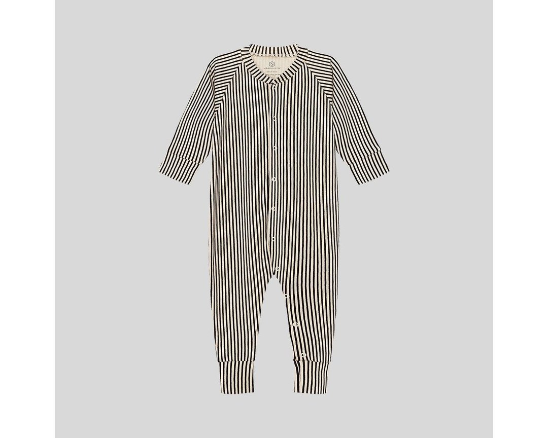 The Sleepy Collection - 宝宝连身匹马棉家居服/睡衣 - Stripe - 包屁衣/连体衣 - 棉 