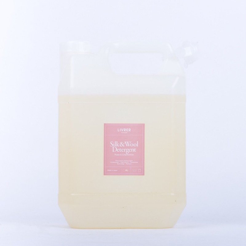 LIVRER 丽芙 羊毛 & 丝质专用洗衣精 4L - 衣物清洁 - 其他材质 白色
