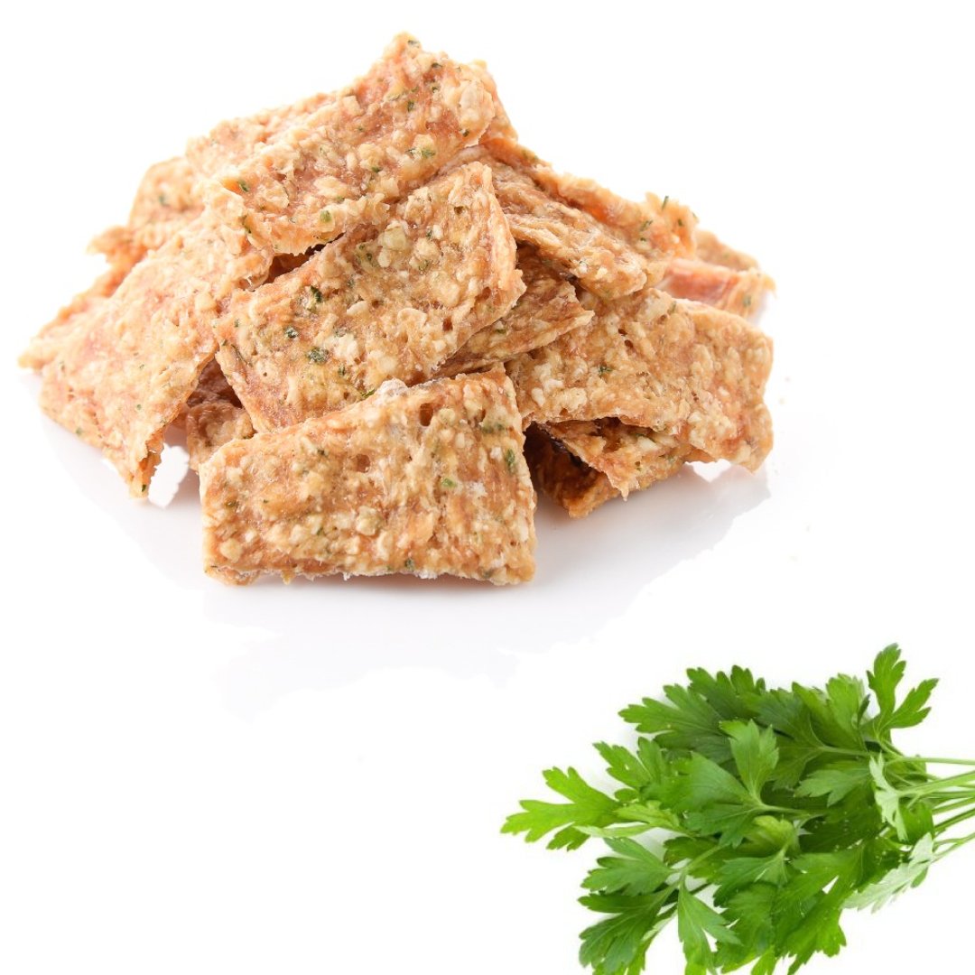 哈柏思香草脆片【嘴巴臭臭巴西里鸡肉】自信百倍 - 猫罐头/鲜食 - 新鲜食材 