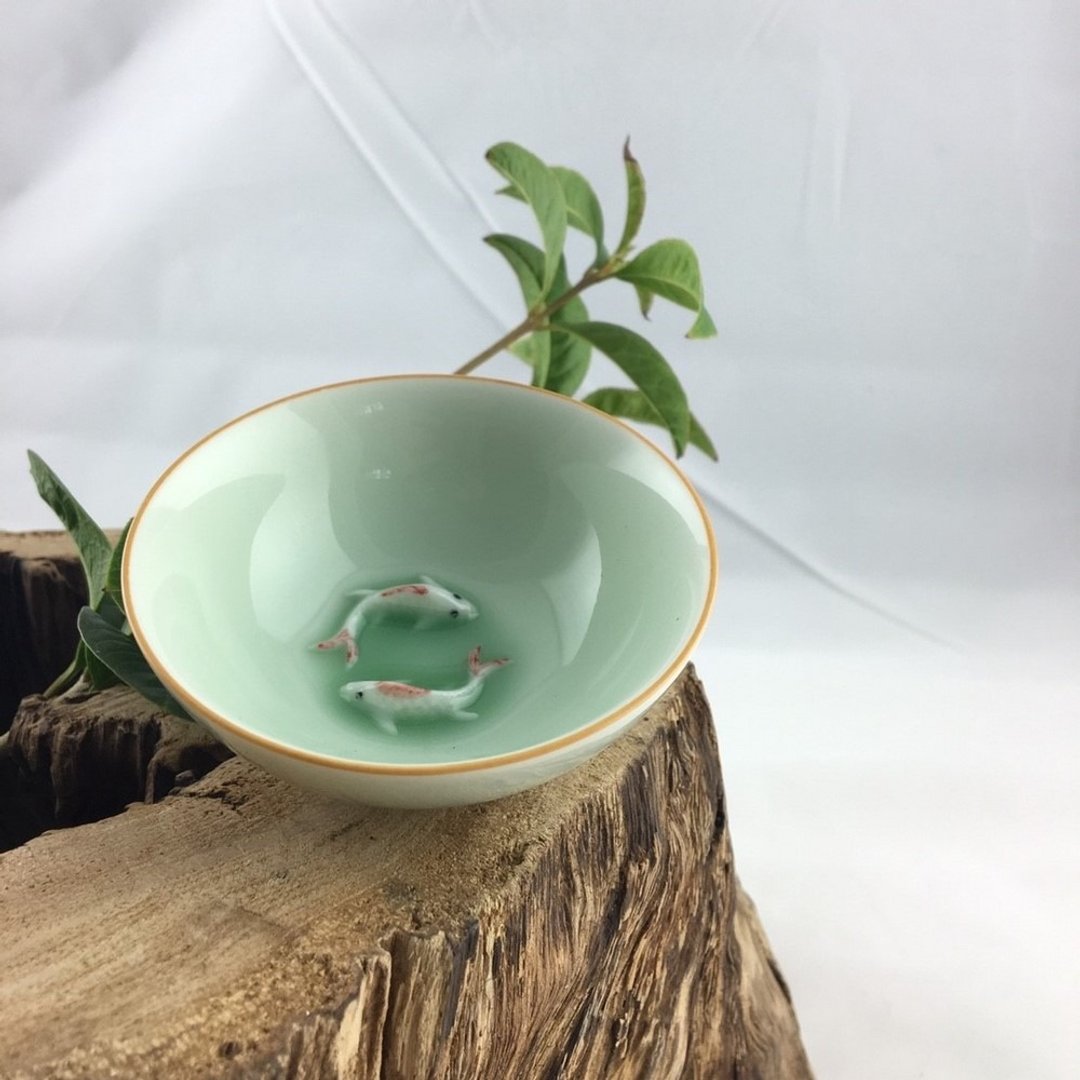 CereiZ生活品味・双鱼杯 - 花瓶/陶器 - 陶 白色