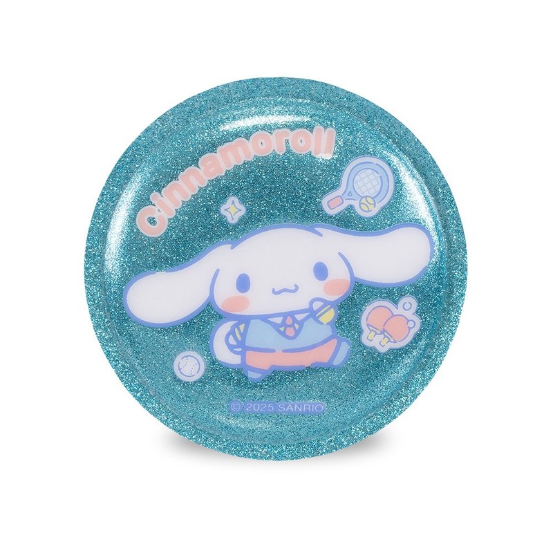 三丽鸥联名 替换式魔鬼毡特大徽章-大耳狗喜拿 书包配件 - 徽章/别针 - 其他材质 蓝色