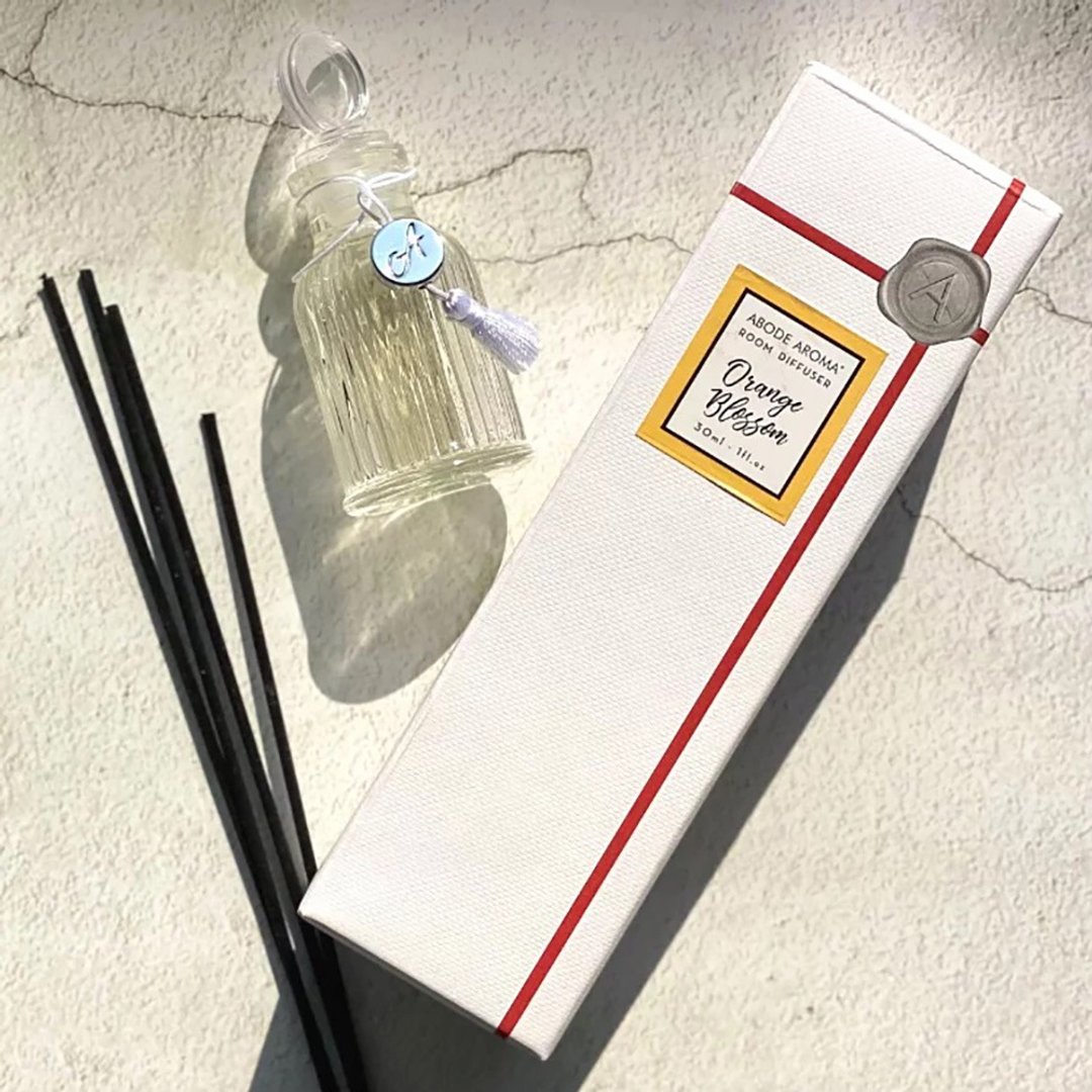 Abode Aroma 罗马瓶室内香薰座 30ml - 橙花 - 香薰/精油/线香 - 精油 橘色