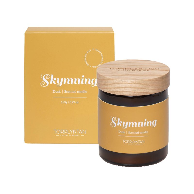 【瑞典 Torplyktan】平原风光蜡烛150g-黄昏 - 蜡烛/烛台 - 蜡 