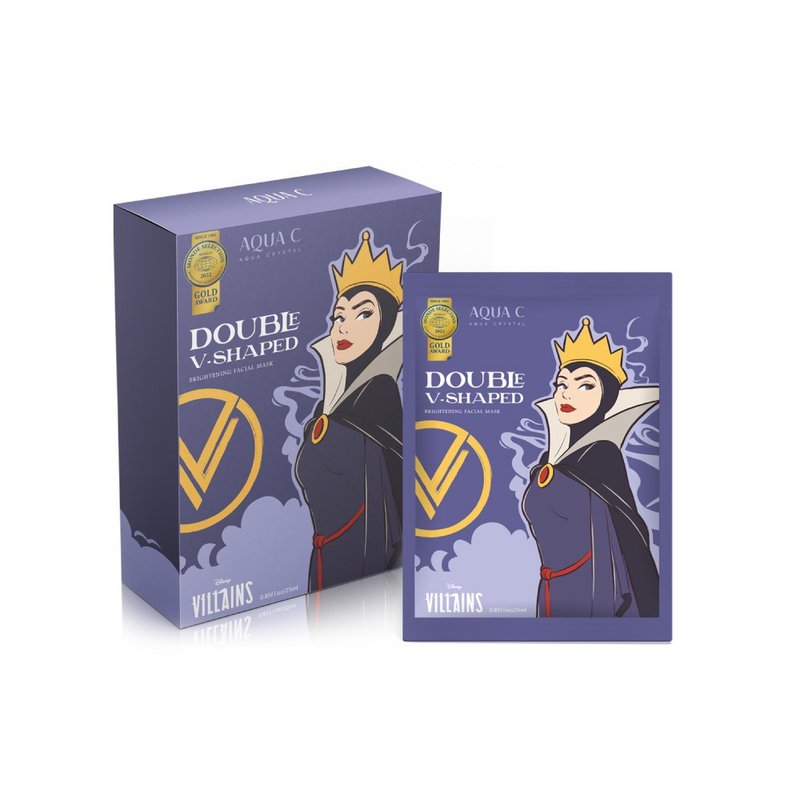 AQUA C.花漾皙 肌光双V面膜 (5入/盒装) - 面膜/冻膜 - 纸 