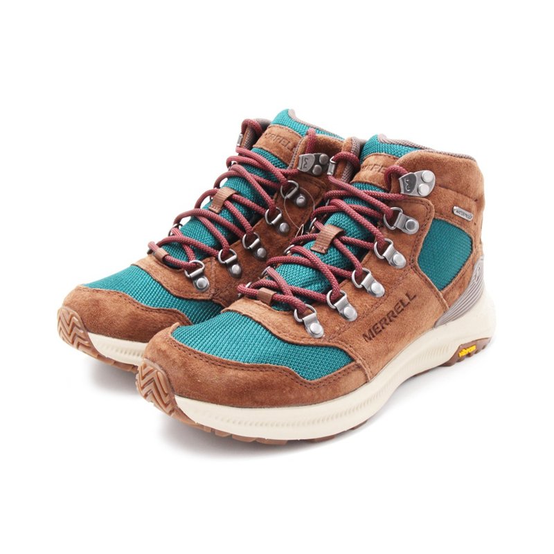 MERRELL Ontario 85 Mesh WP 郊山健行中筒鞋 女鞋 -咖 - 女款运动鞋/球鞋 - 其他材质 