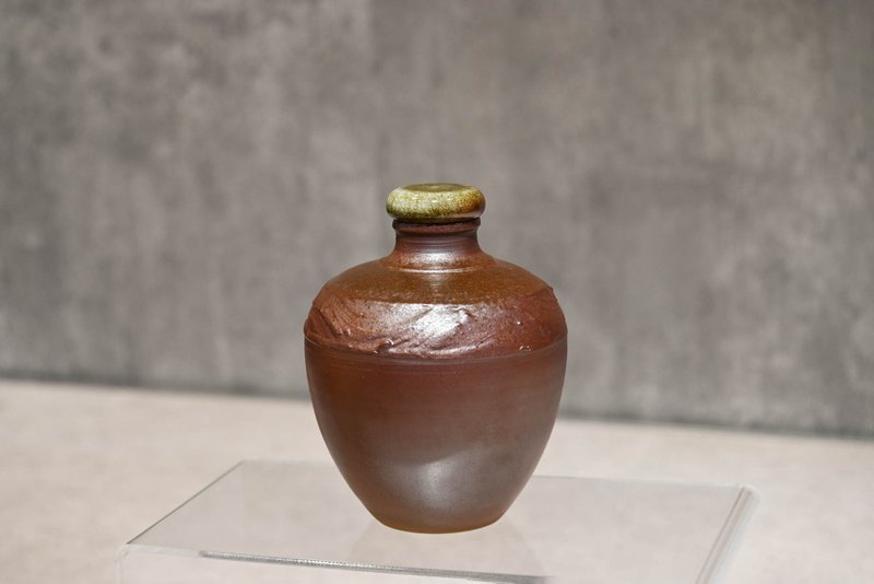 | 320cc | 柴烧酒瓮 柴烧酒器 酒罐【臻麟陶艺】 - 茶具/茶杯 - 陶 
