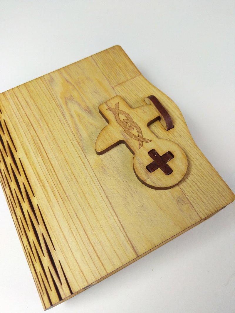 书本型收纳盒-基督.收纳.盒子 - 收纳用品 - 木头 卡其色