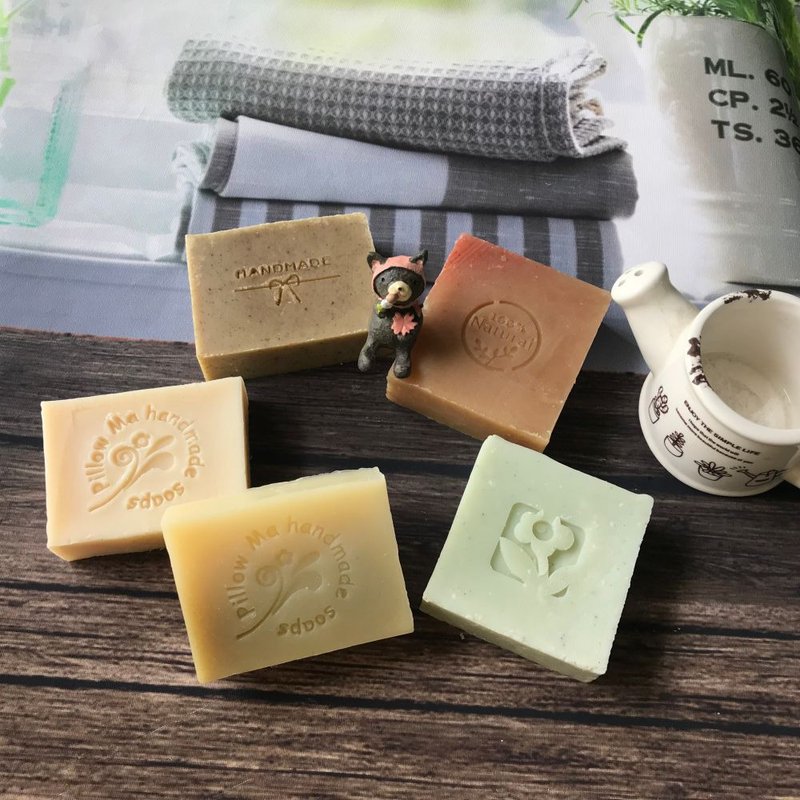 客订母乳皂专区/7款折扣九折 - 肥皂/手工皂 - 植物．花 卡其色