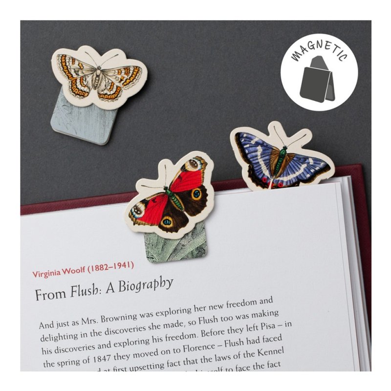 趣味主题磁吸书签 每款3个书签 新年圣诞礼物读书阅读 英国IF文创 - 书签 - 其他材质 