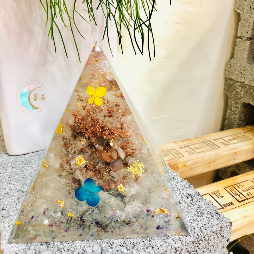 奥刚能量塔/送礼/开运招财/水晶疗愈 - 摆饰 - 半宝石 透明