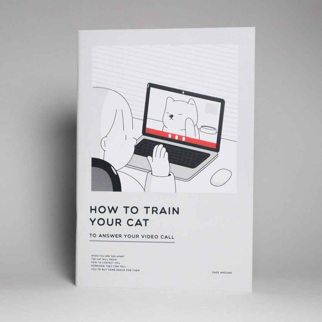 NOTEBOOK - TO ANSWER YOUR VIDEO CALL - 笔记本/手帐 - 纸 白色