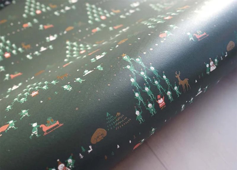 包装纸 - 小精灵树 - 包装材料 - 纸 多色