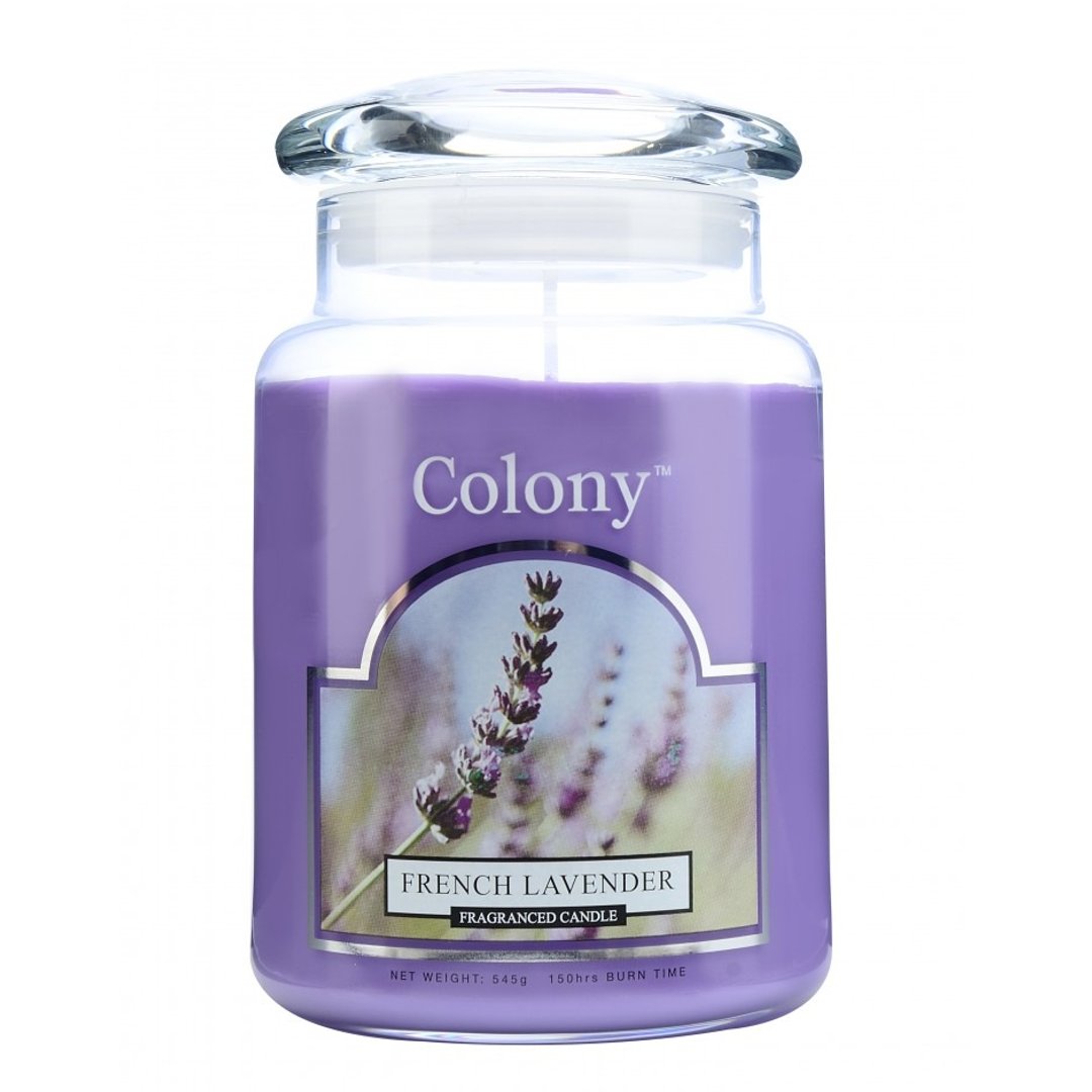 英伦蜡烛Colony法国薰衣草 玻璃罐装蜡烛 150hr - 蜡烛/烛台 - 蜡 