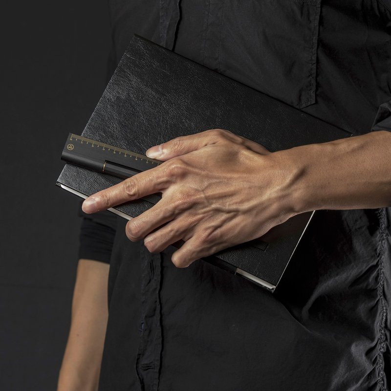 【HMM】 Rule/One 尺笔 - 金 红点设计荣誉奖 台湾文具设计 - 其他书写用品 - 其他材质 黑色