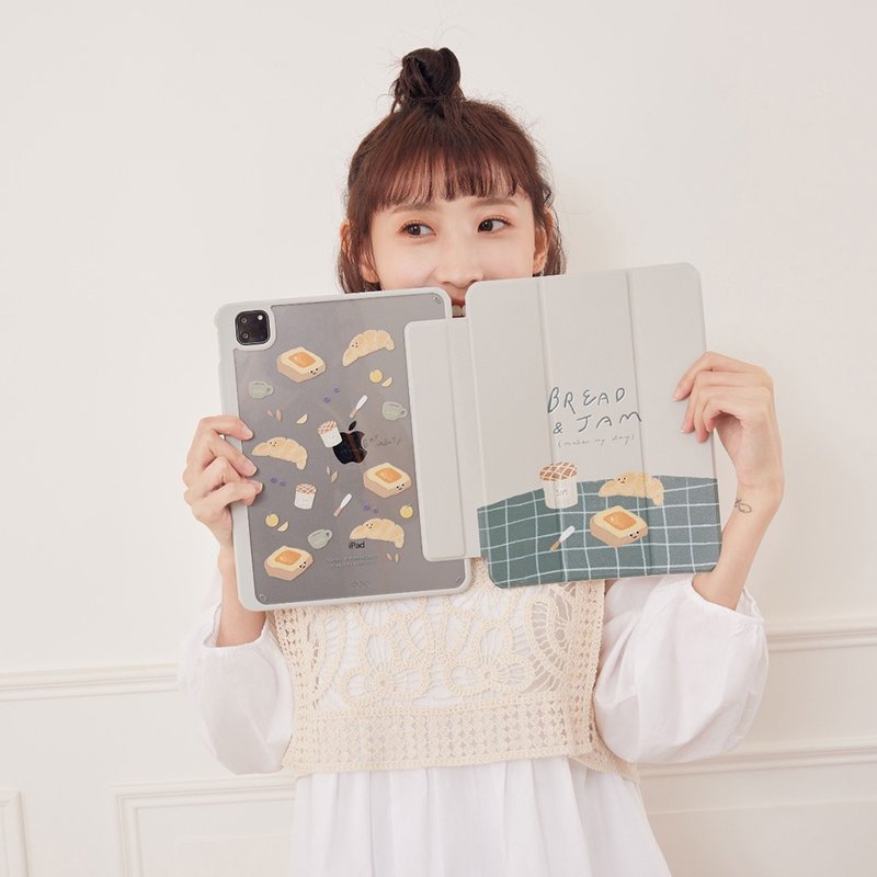 Meigo粿酱面包强悍磁吸iPad三折保护壳 - 平板/电脑保护壳 - 塑料 多色