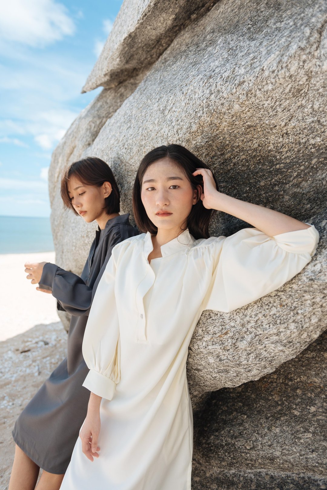 【Off-season sale】Bell Dress MAILLOT - 洋装/连衣裙 - 其他材质 多色