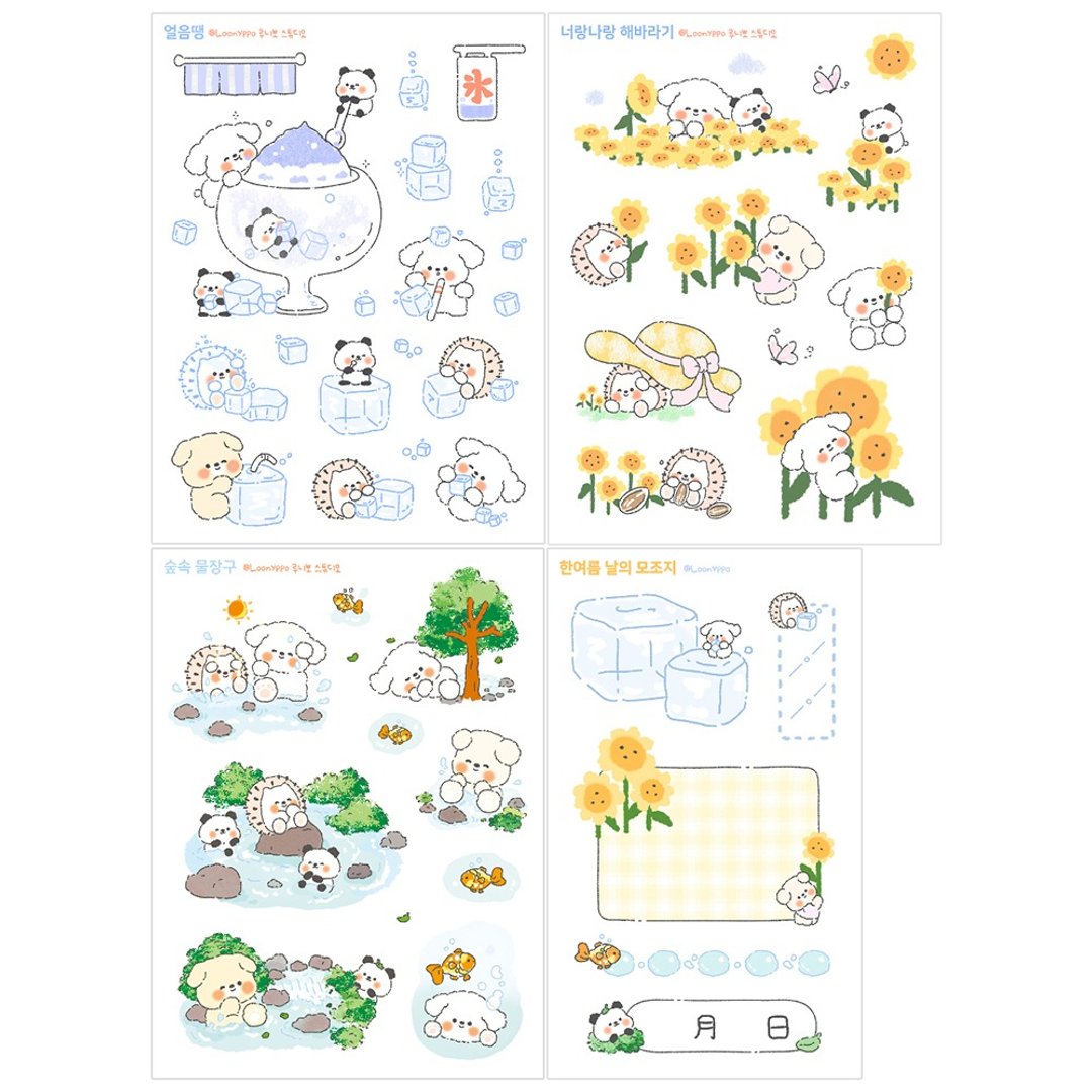 夏日沁凉贴纸组 - 贴纸 - 纸 