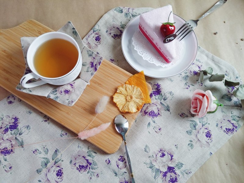 紫玫瑰浪漫氛围桌垫/花朵造型杯垫 - 餐垫/桌巾 - 棉．麻 紫色