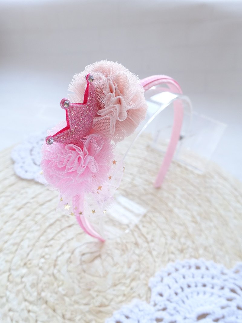 儿童头饰。可爱小公主皇冠头箍 handmade Headband - 发饰 - 其他材质 