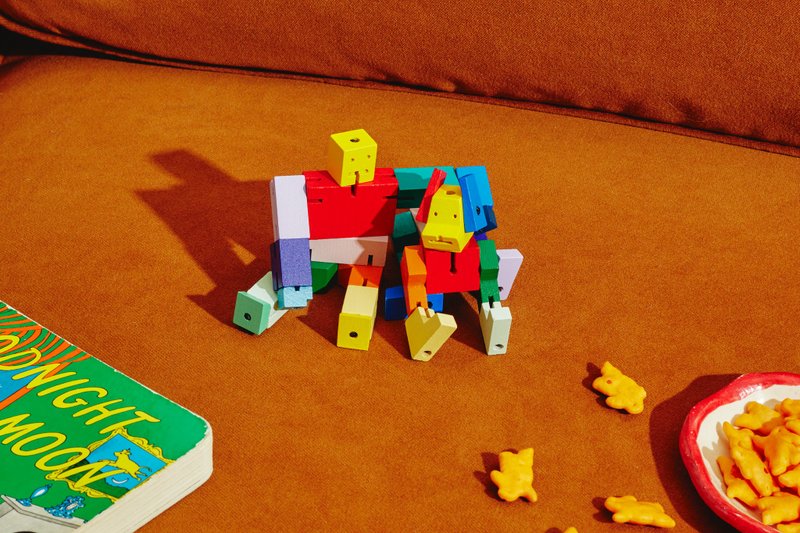 Cubebot 酷比好朋友组合【限定款】木制变形积木机器宠物益智玩具 - 玩具/玩偶 - 木头 