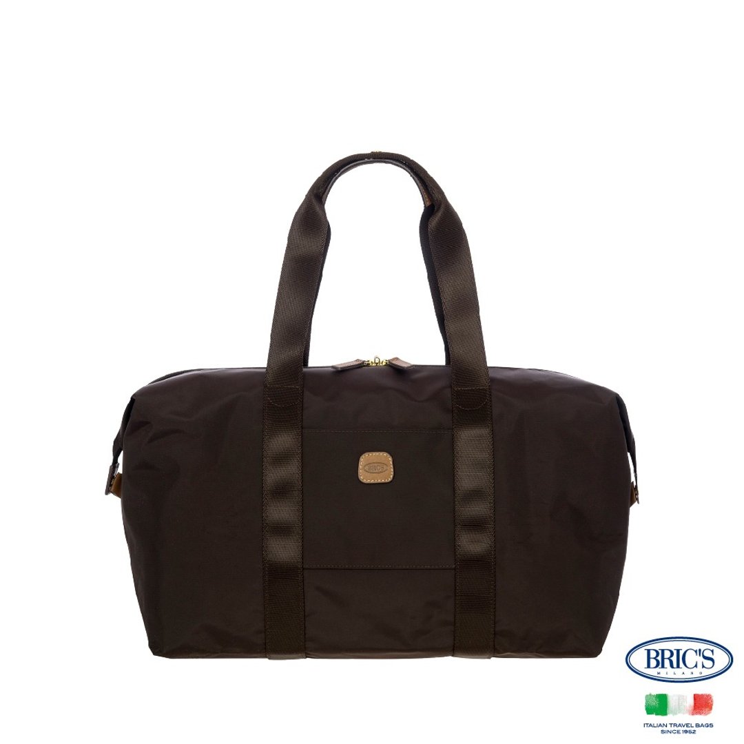 【BRIC' S】X-Bag 2合1折叠旅行袋(大)- 咖啡 - 行李箱/行李箱保护套 - 其他材质 咖啡色